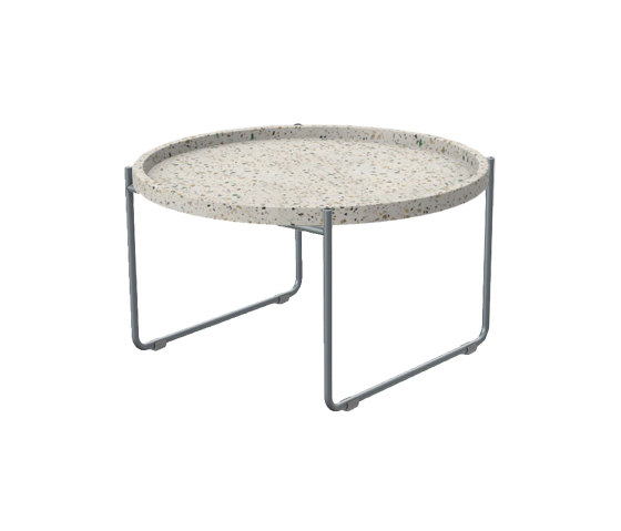 Terrazzo Table Frame Aluminium Grey | Coffee tables | Trimm Copenhagen