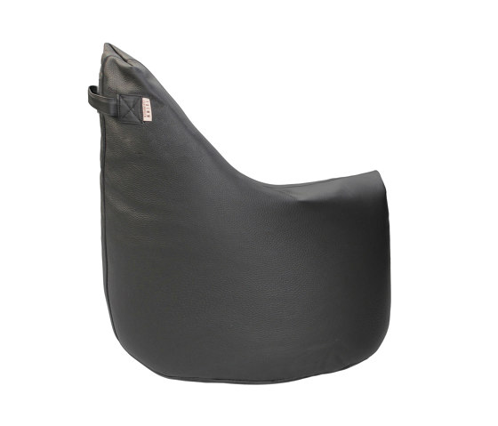 Lounge Satellite Leather Black | Poltrone sacco | Trimm Copenhagen