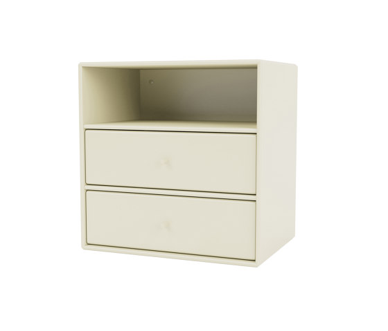 Montana Mini | 1006 with shelves and two tray drawers | Shelving | Montana Furniture