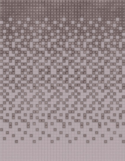 MOSAICO Satin Fairy Mushroom Layout C | Leather tiles | Studioart