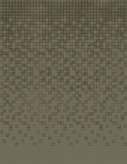 Mosaico Velluto Olive Brown Layout B by Studioart | Leather tiles