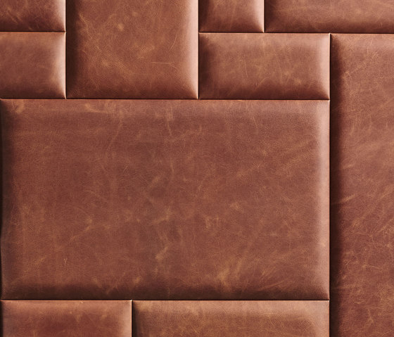 PATTERN 6 Natural Cuoio | Leather tiles | Studioart