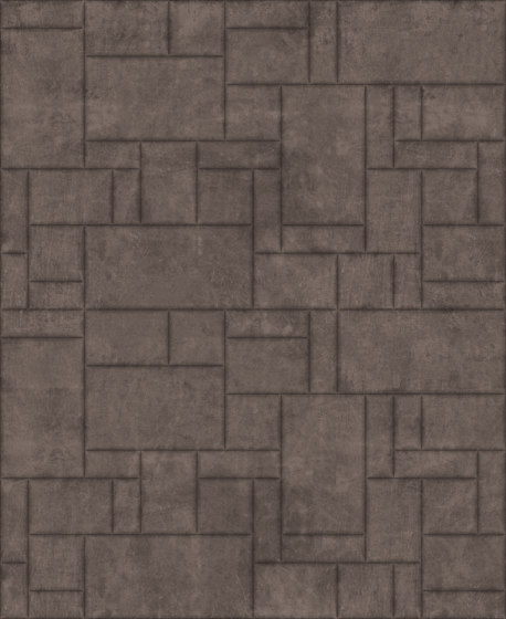 PATTERN 6 Natural Fango by Studioart | Leather tiles