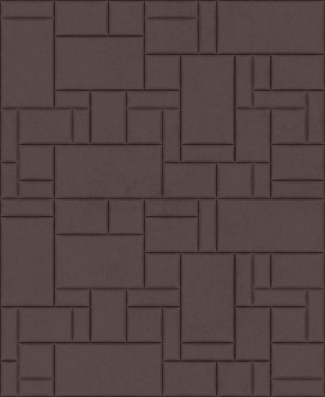 PATTERN 6 Velluto Dusty Grape by Studioart | Leather tiles