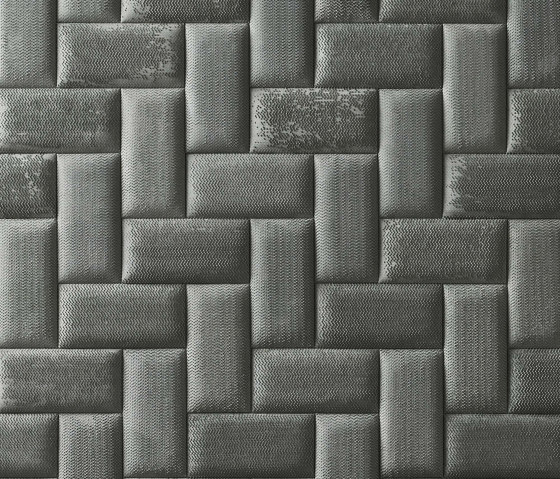 RETTANGOLO Leatherwall Squama Light Jade Layout A | Leather tiles | Studioart