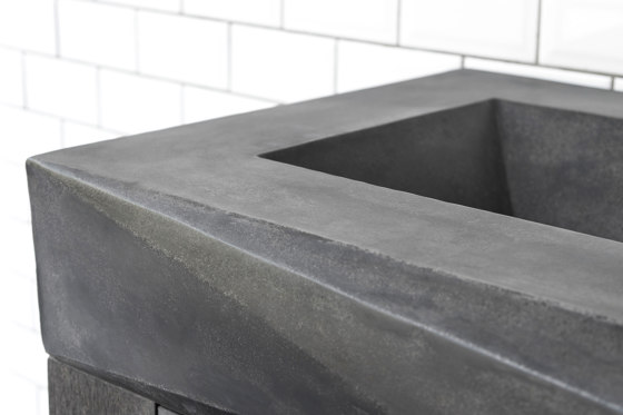 Diamond Grande Dusk Grey Concrete Sink - Basin - Washbasin | Wash basins | ConSpire