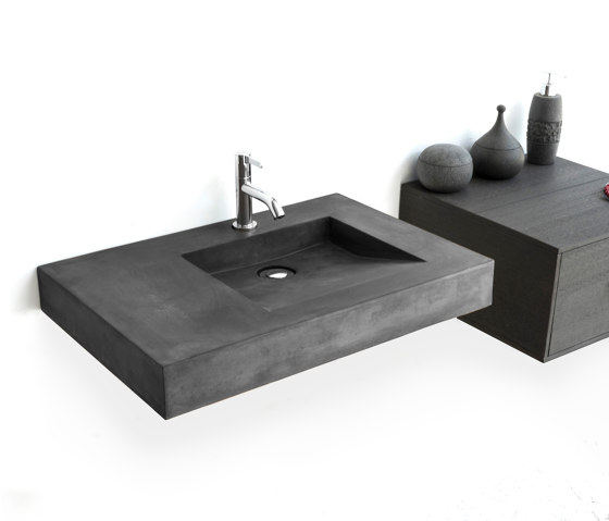 Double Dutch Dusk Grey Concrete Basin - Sink - Vessel - Washbasin | Waschtische | ConSpire
