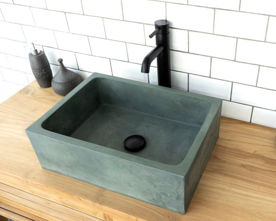 Florentina Copper Green Concrete Basin - Sink - Vessel - Washbasin | Wash basins | ConSpire