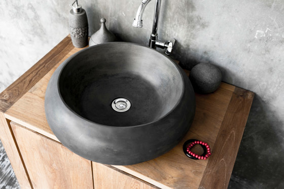 Milano Dusk Grey Concrete Basin - Sink - Vessel - Washbasin | Wash basins | ConSpire