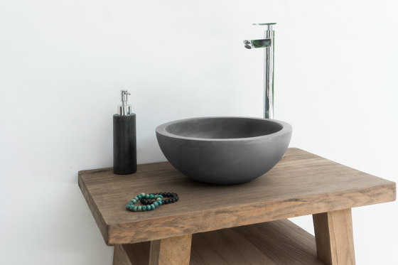 Palermo Dusk Grey Concrete Basin - Sink - Vessel - Washbasin | Waschtische | ConSpire