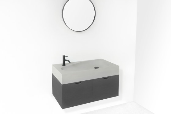 Sol Light Grey Concrete - Bathroom Sink | Wash basins | ConSpire