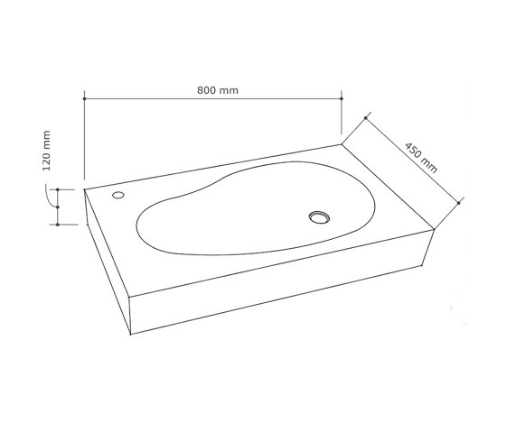 Sol Light Grey Concrete - Bathroom Sink | Wash basins | ConSpire