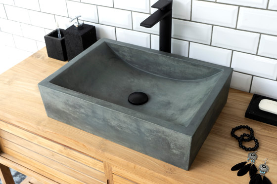 Torino Copper Green Concrete Basin - Sink - Vessel - Washbasin | Wash basins | ConSpire