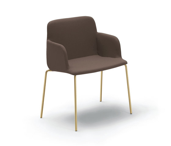 Brianza Chair - Version with armrests | Chairs | ARFLEX