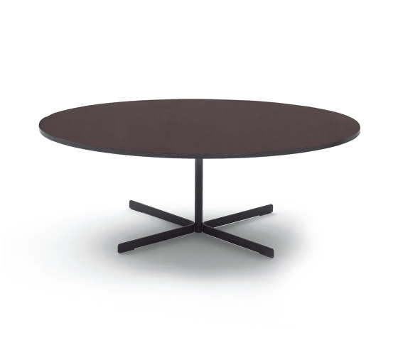 Island Small Table 120x60 - Version with chocolate lacquered Top | Mesas de centro | ARFLEX