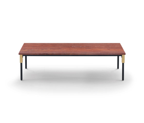 Match Small Table - Version with Travertino rosso Top | Mesas de centro | ARFLEX