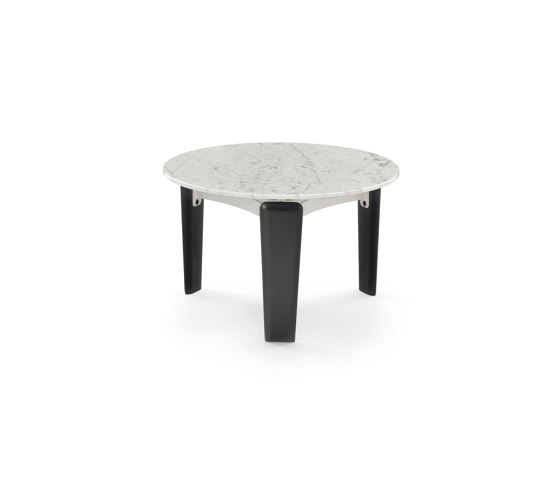 Tablet Petite table 50 H. 31 - Version avec plateau en marbre Carrara | Tables d'appoint | ARFLEX
