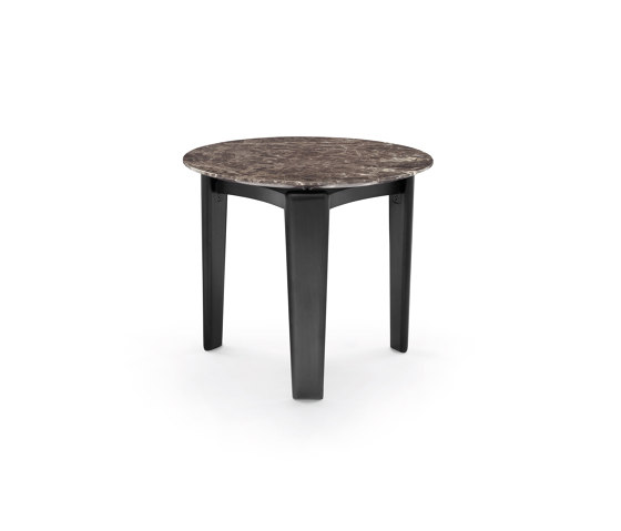 Tablet Petite table 50 H. 43 - Version avec plateau en marbre Emperador | Tables d'appoint | ARFLEX