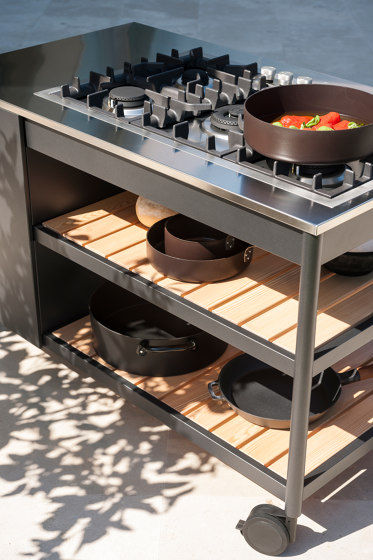 NORMA Modulare Küche und Einbauküche für den Außenbereich | Modulare Außenküchen | Roda