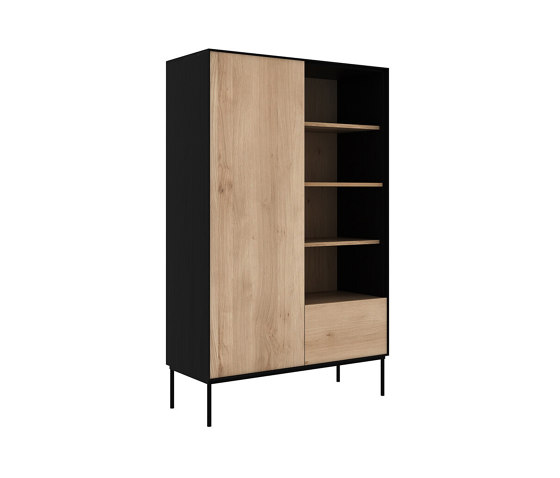 Blackbird | Oak storage cupboard - 1 door - 1 drawer - varnished | Armadi | Ethnicraft