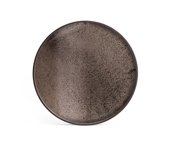 Classic tray collection | Bronze mirror tray - round - XL | Tabletts | Ethnicraft
