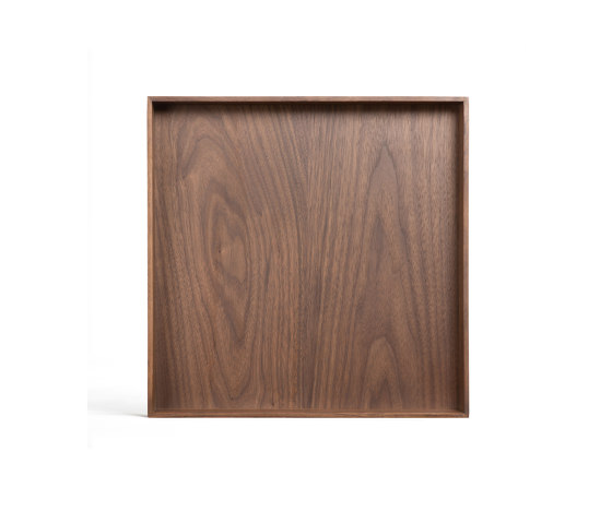 Classic tray collection | Charcoal desk organiser - walnut holder | Vassoi | Ethnicraft