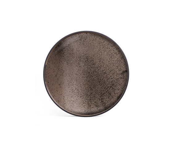 Classic tray collection | Bronze mirror tray - round - S | Plateaux | Ethnicraft
