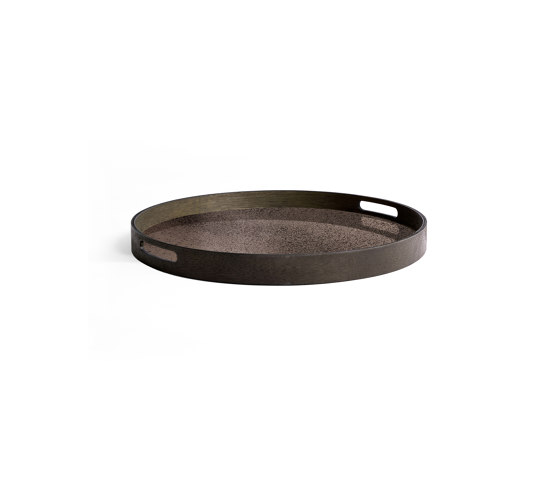 Classic tray collection | Bronze mirror tray - round - S | Plateaux | Ethnicraft