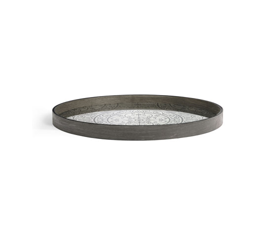 Classic tray collection | Moroccan Frost mirror tray - round - L | Tabletts | Ethnicraft