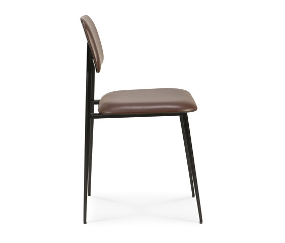 DC | Dining chair - chocolate leather | Chaises | Ethnicraft