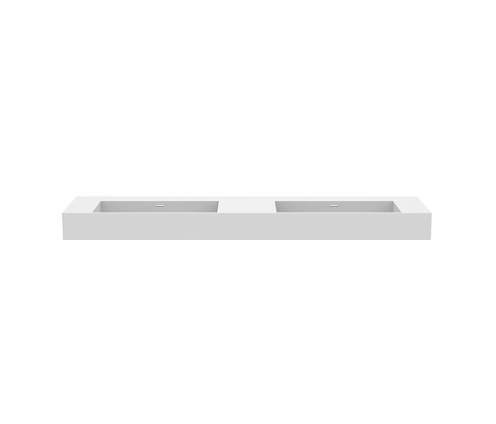 Layers | Solid surface top - 2 integrated washbasins | Mobili lavabo | Ethnicraft