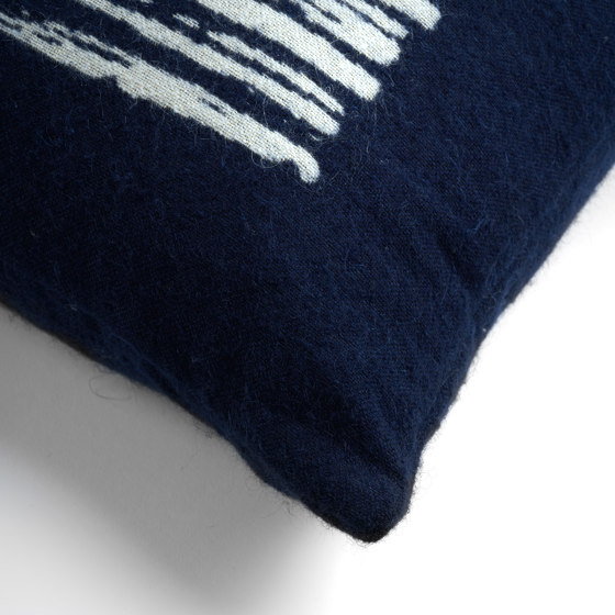 Mystic Ink collection | Navy Lines cushion - square | Cuscini | Ethnicraft