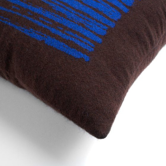 Mystic Ink collection | Brown Lines cushion - square | Coussins | Ethnicraft