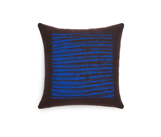 Mystic Ink collection | Brown Lines cushion - square | Coussins | Ethnicraft