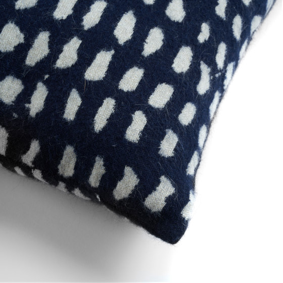 Mystic Ink collection | Navy Dots cushion - lumbar | Cojines | Ethnicraft
