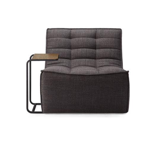 N701 | Sofa - 1 seater - dark grey | Armchairs | Ethnicraft