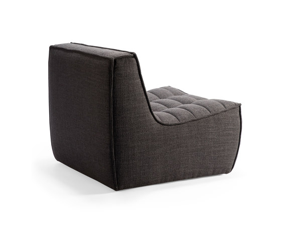 N701 | Sofa - 1 seater - dark grey | Armchairs | Ethnicraft