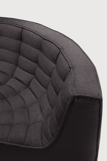 N701 | Sofa - round corner - dark grey | Sièges modulables | Ethnicraft
