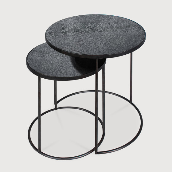 Nesting | Charcoal side table - set of 2 | Tables gigognes | Ethnicraft