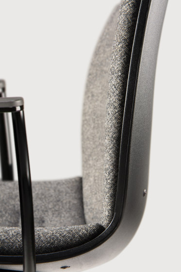 Noor | RBM office chair - with armrest - grey | Sillas | Ethnicraft