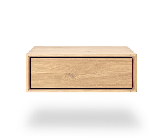 Nordic | Oak II bedside table - 1 drawer - hanging | Nachttische | Ethnicraft