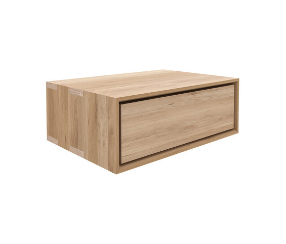 Nordic | Oak II bedside table - 1 drawer - hanging | Mesillas de noche | Ethnicraft