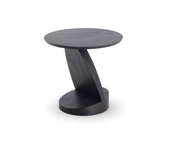 Oblic | Teak black side table - varnished | Tables d'appoint | Ethnicraft