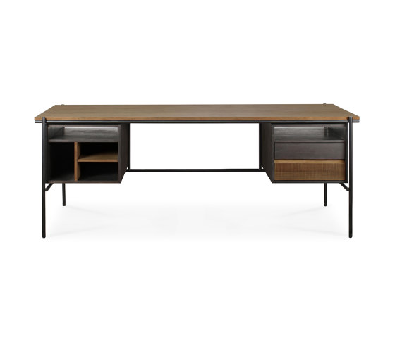 Oscar | Teak desk - 2 drawers | Tables collectivités | Ethnicraft