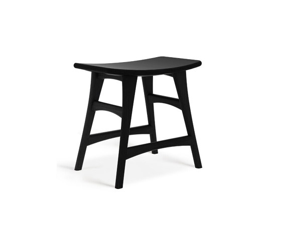 Osso | Oak black stool - contract grade - varnished | Hocker | Ethnicraft