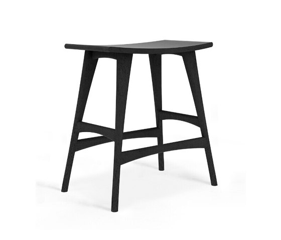 Osso | Oak black counter stool - contract grade - varnished | Counter stools | Ethnicraft
