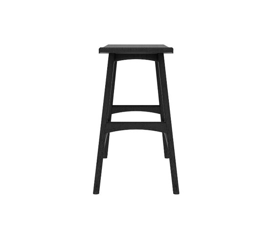 Osso | Oak black counter stool - contract grade - varnished | Chaises de comptoir | Ethnicraft