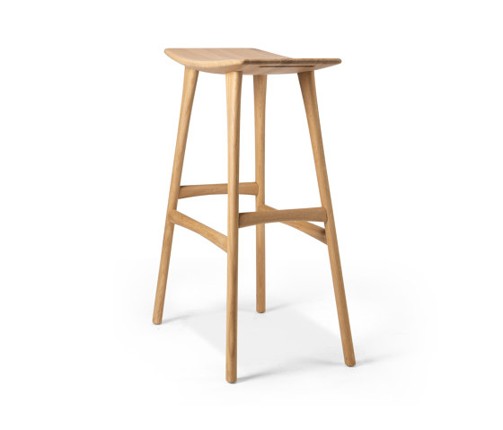 Osso | Oak bar stool - varnished | Bar stools | Ethnicraft