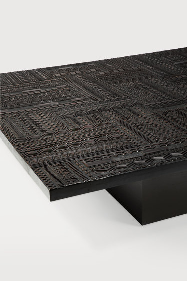 Tabwa | Teak Blok black coffee table - varnished | Couchtische | Ethnicraft