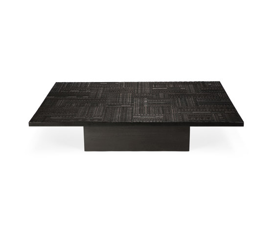 Tabwa | Teak Blok black coffee table - varnished | Tables basses | Ethnicraft